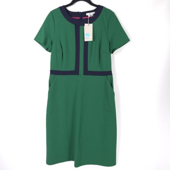 NWT BODEN THE POINT OF PONTE Jersey Double Knit Dress High Quality Size 14R - Picture 4 of 13